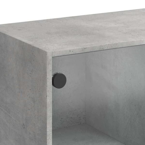 vidaXL Skänk betonggrå 102x37x75,5 cm konstruerat trä