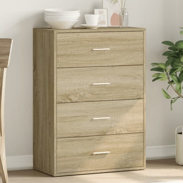 vidaXL Senkki Sonoma-tammi 60x31x84 cm tekninen puu