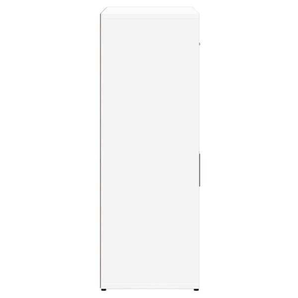 vidaXL skænk 60x30x84 cm konstrueret træ hvid