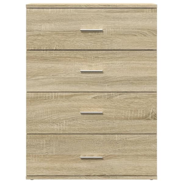 vidaXL Senkki Sonoma-tammi 60x39x80 cm tekninen puu