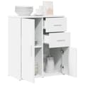 Miniatyrbilde 3 av 11: vidaXL Skjenk hvit 60x31x70 cm konstruert tre
