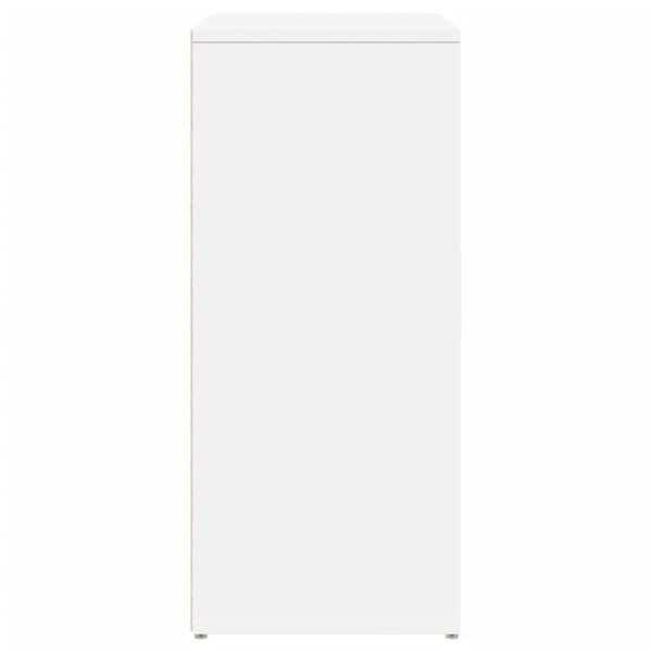 vidaXL Skjenk hvit 60x31x70 cm konstruert tre