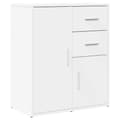Miniatyrbilde 1 av 11: vidaXL Skjenk hvit 60x31x70 cm konstruert tre
