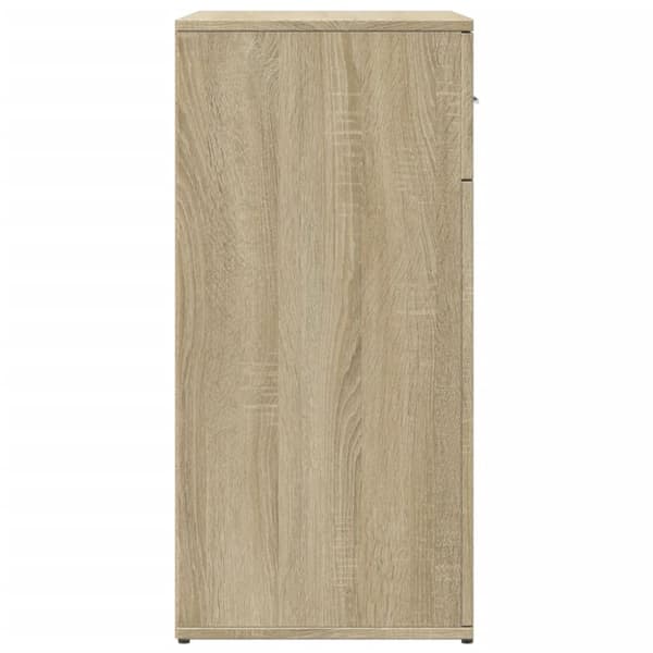 vidaXL Skänk sonoma-ek 79x38x80 cm konstruerat trä