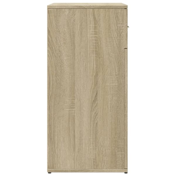 vidaXL Skjenker 2 stk sonoma eik 79x38x80 cm konstruert tre