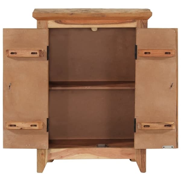 vidaXL Skjenk 55x33x75 cm gjenvunnet heltre og heltre akasie