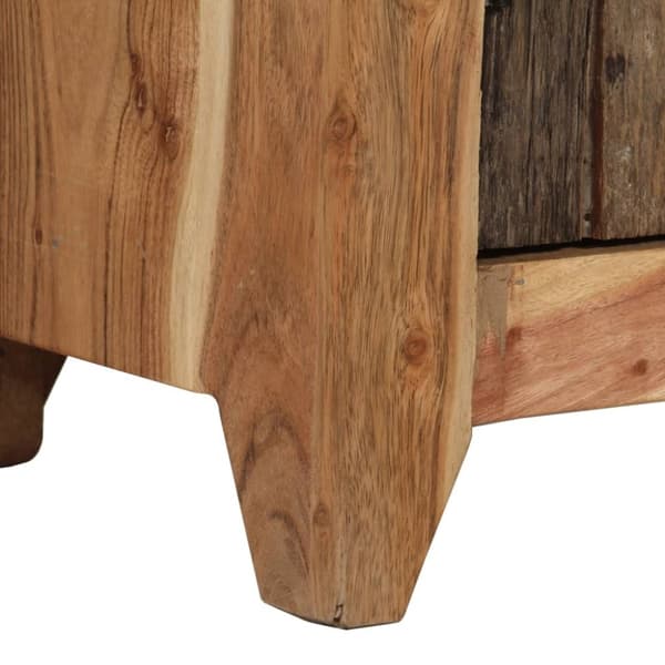 vidaXL Skjenk 55x33x75 cm gjenvunnet heltre og heltre akasie
