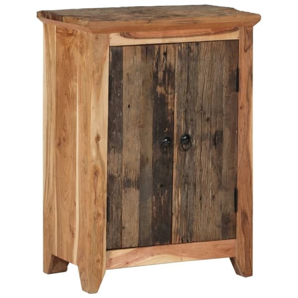 vidaXL skænk 55x33x75 cm massivt akacietræ og genbrugstræ