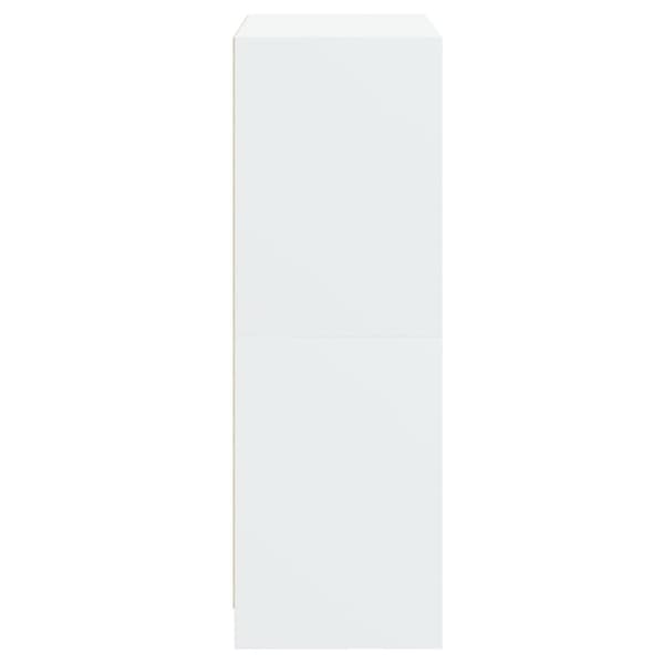 vidaXL Highboard med dører hvit 68x37x109 cm konstruert tre
