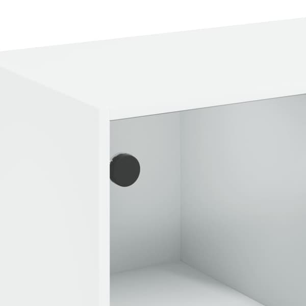 vidaXL Highboard med dører hvit 68x37x109 cm konstruert tre