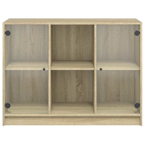 vidaXL Skjenk sonoma eik 102x37x75,5 cm konstruert tre