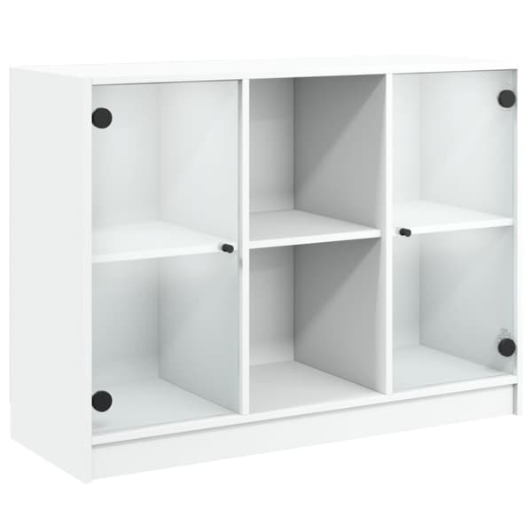vidaXL Skjenk hvit 102x37x75,5 cm konstruert tre