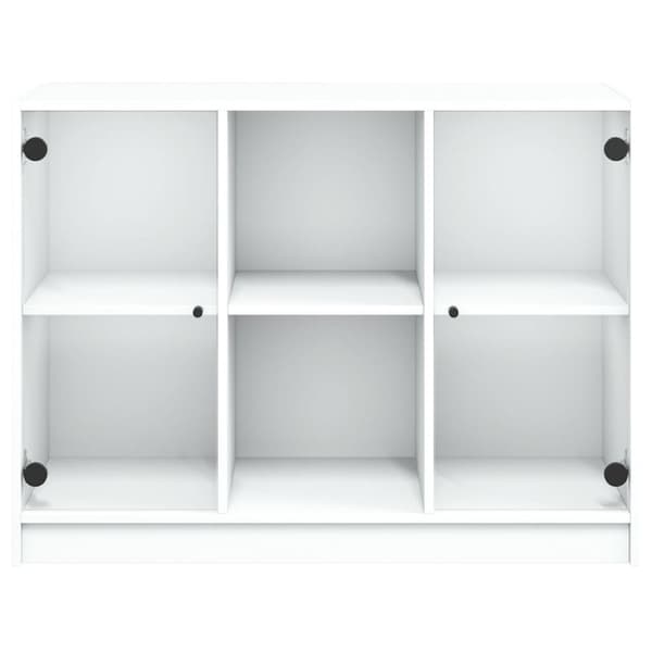 vidaXL Skjenk hvit 102x37x75,5 cm konstruert tre