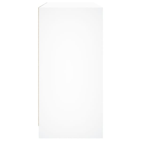 vidaXL Skjenk hvit 102x37x75,5 cm konstruert tre