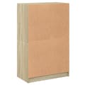 Miniatyrbilde 8 av 11: vidaXL Highboard med dører sonoma eik 68x37x109 cm konstruert tre