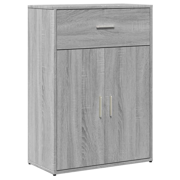 vidaXL Skjenk grå sonoma 60x30x84 cm konstruert tre