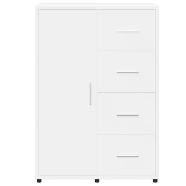 vidaXL skab 60x31x84 cm konstrueret træ hvid