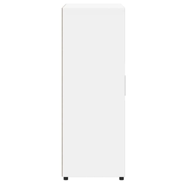 vidaXL skab 60x31x84 cm konstrueret træ hvid