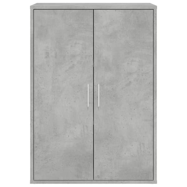 vidaXL Byrå betonggrå 60x31x84 cm konstruerat trä