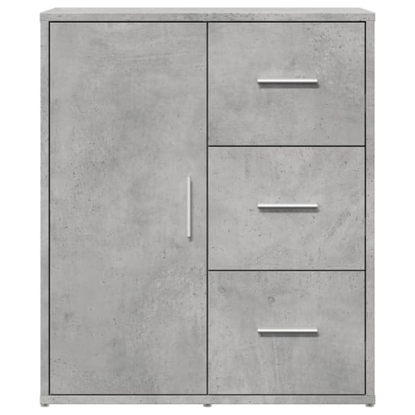 vidaXL Senkki betoninharmaa 60x31x70 cm tekninen puu