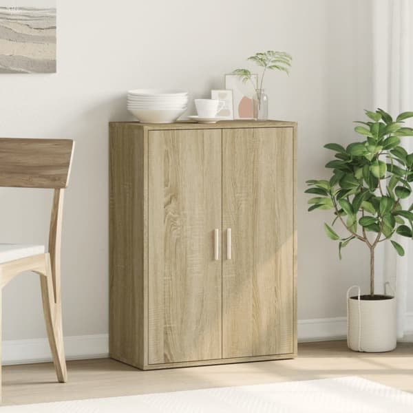 vidaXL Senkki Sonoma-tammi 60x31x84 cm tekninen puu