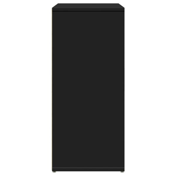 vidaXL Skjenk svart 60x31x70 cm konstruert tre