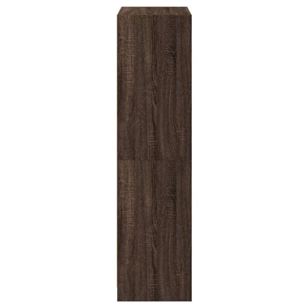 vidaXL Highboard med dører brun eik 68x37x142 cm konstruert tre