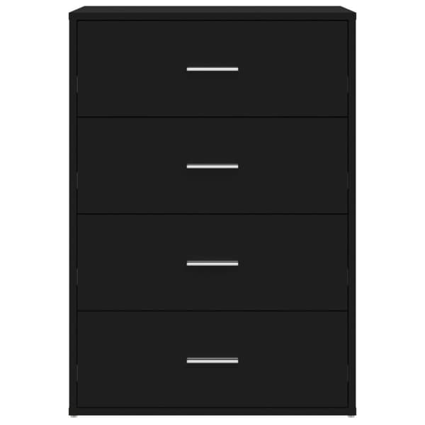 vidaXL skænk 60x31x84 cm konstrueret træ sort