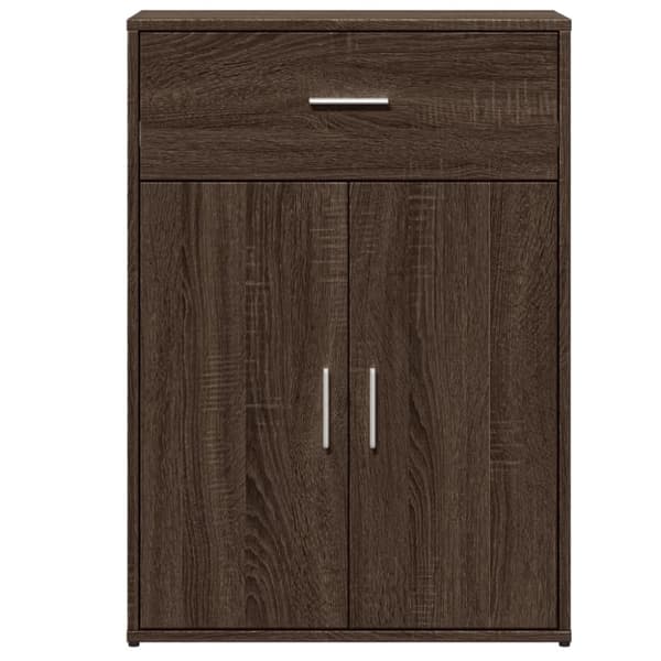 vidaXL Senkki ruskea tammi 60x30x84 cm tekninen puu