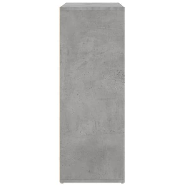 vidaXL Skjenk betonggrå 60x31x84 cm konstruert tre