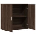 Pikkukuva 5 / 11: vidaXL Senkki ruskea tammi 79x38x80 cm tekninen puu