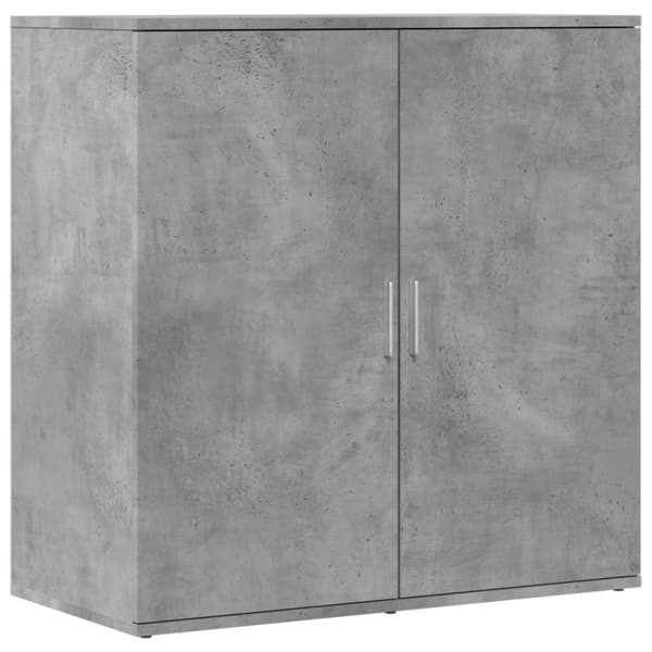 vidaXL Senkit 2 kpl betoninharmaa 79x38x80 cm tekninen puu