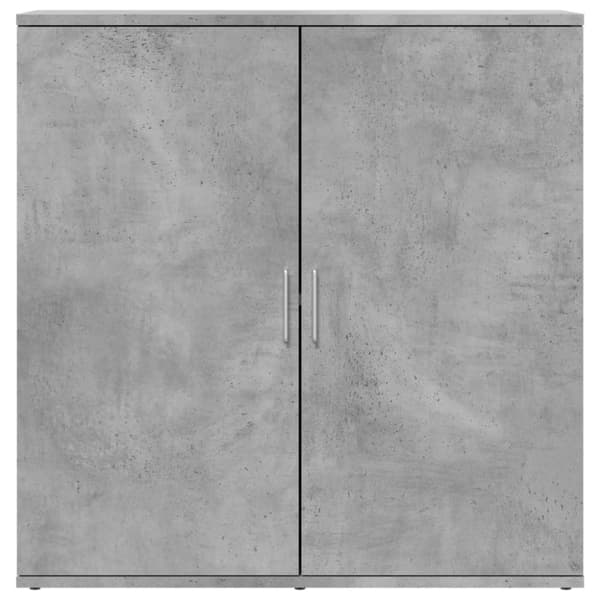 vidaXL Senkit 2 kpl betoninharmaa 79x38x80 cm tekninen puu