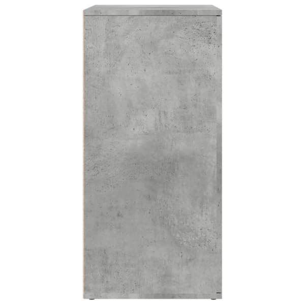 vidaXL Senkit 2 kpl betoninharmaa 79x38x80 cm tekninen puu