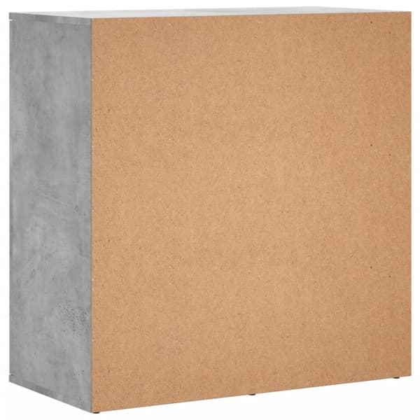 vidaXL Senkit 2 kpl betoninharmaa 79x38x80 cm tekninen puu