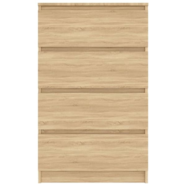 vidaXL skænk 60x35x98,5 cm konstrueret træ sonoma-egetræsfarvet - Skænke