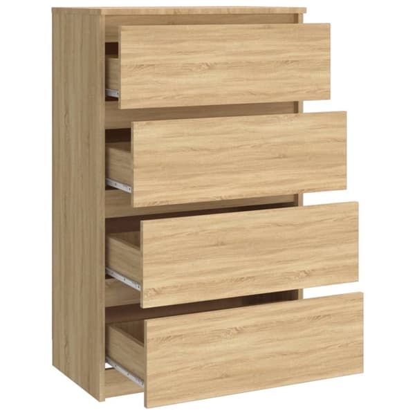vidaXL skænk 60x35x98,5 cm konstrueret træ sonoma-egetræsfarvet -  Skænke