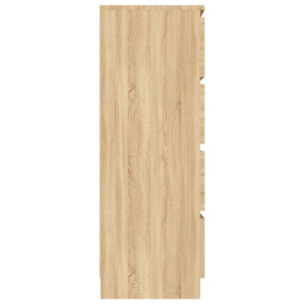 vidaXL skænk 60x35x98,5 cm konstrueret træ sonoma-egetræsfarvet -  Skænke