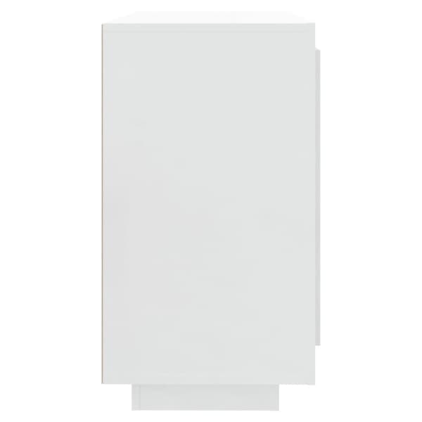 vidaXL skænk 80x40x75 cm konstrueret træ hvid højglans -  Skænke