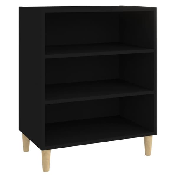 vidaXL skænk 57x35x70 cm spånplade sort -  Skænke