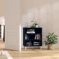 Miniatyrbillede 2 af 7: vidaXL skænk 57x35x70 cm spånplade sort -  Skænke