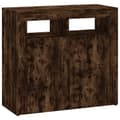 Pikkukuva 8 / 11: vidaXL Senkki LED-valoilla savutammi 80x35x75 cm -  Tarjoilupöydät & senkit