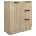 Pikkukuva 3 / 11: vidaXL Senkki Sonoma-tammi 60x30x70 cm tekninen puu -  Tarjoilupöydät & senkit