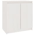 Pikkukuva 3 / 10: vidaXL Senkki valkoinen 60x36x65 cm täysi mänty -  Tarjoilupöydät & senkit