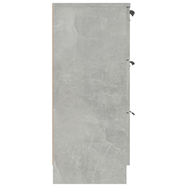 vidaXL Byrå betonggrå 60x30x70 cm konstruerat trä -  Skänkar & serveringsbord