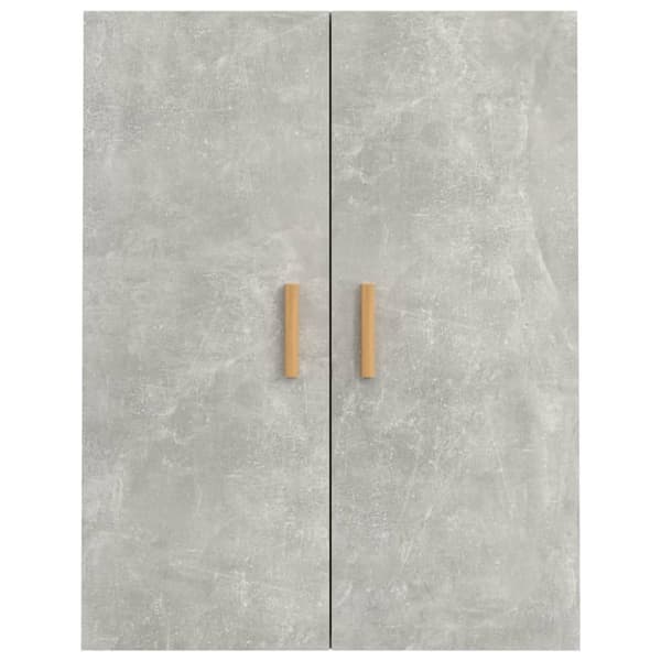 vidaXL Riippuva seinäkaappi betoninharmaa 69,5x34x90 cm -  Tarjoilupöydät & senkit