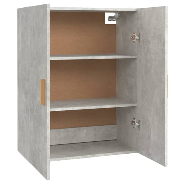 vidaXL Riippuva seinäkaappi betoninharmaa 69,5x34x90 cm -  Tarjoilupöydät & senkit