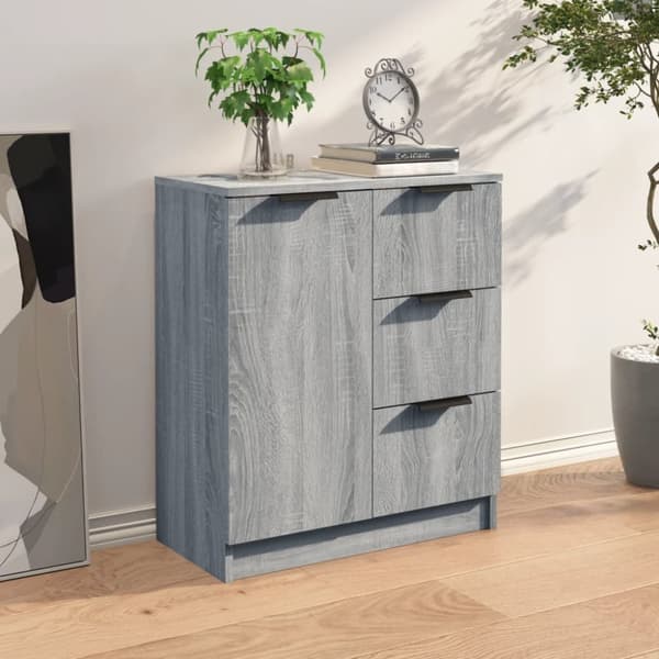 vidaXL Byrå grå sonoma 60x30x70 cm konstruerat trä -  Skänkar & serveringsbord