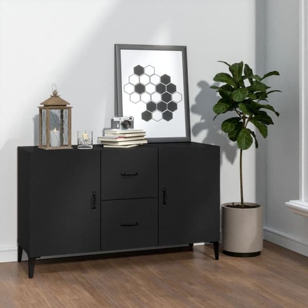 vidaXL Skänk svart 100x36x60 cm konstruerat trä -  Skänkar & serveringsbord