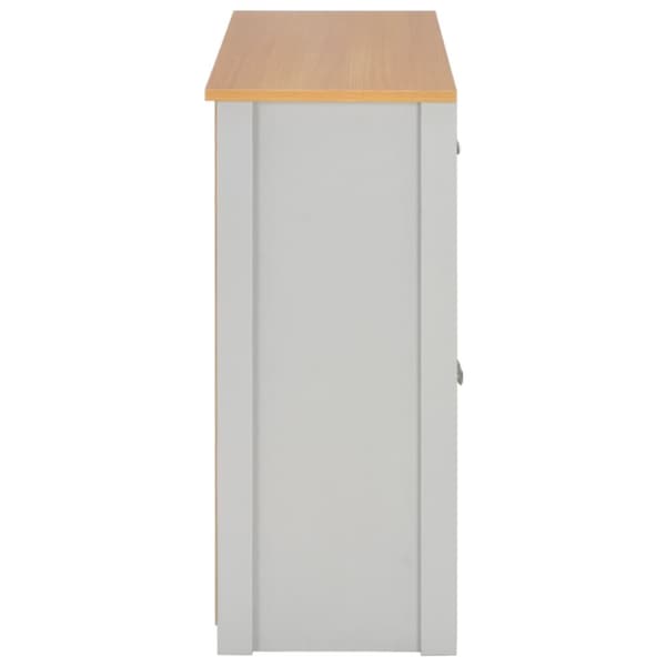 vidaXL Senkki harmaa 112x35x81 cm -  Tarjoilupöydät & senkit